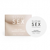 Массажная свеча для всего тела Slow Sex - 50 гр. - Bijoux Indiscrets - купить с доставкой в Керчи