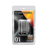 Прозрачная насадка с шипами STAY HARD COCK SLEEVE 01 CLEAR - Blush Novelties - в Керчи купить с доставкой