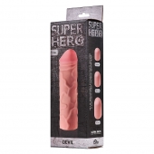 Фаллоудлинитель SUPER HERO Dewil - 17,5 см. - Lola Games - в Керчи купить с доставкой