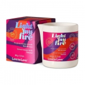 Массажная свеча Light My Fire Coconut с ароматом кокоса - 65 гр. - Love to Love - купить с доставкой в Керчи