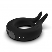 Черное эрекционное кольцо Marry Me Rechargeable Vibrating Cockring - Adrien Lastic - в Керчи купить с доставкой