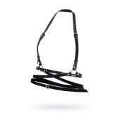 Черная кожаная портупея «Осанка» - Pecado - купить с доставкой в Керчи