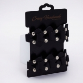 Черные кожаные наручники из звеньев - Crazy Handmade - купить с доставкой в Керчи