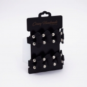 Черные кожаные оковы из звеньев - Crazy Handmade - купить с доставкой в Керчи