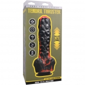 Черно-красная мини-машина на присоске Tendril Thruster - 21,6 см. - Doc Johnson - купить с доставкой в Керчи