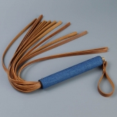 Плеть с джинсовой ручкой «Дикий Запад» - 60 см. - Sitabella - купить с доставкой в Керчи