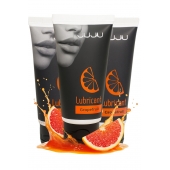 Набор из 3 съедобных лубрикантов JUJU со вкусом грейпфрута - JuJu - купить с доставкой в Керчи