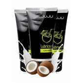 Набор из 3 съедобных лубрикантов JUJU со вкусом кокоса - JuJu - купить с доставкой в Керчи