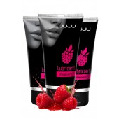 Набор из 3 съедобных лубрикантов JUJU со вкусом малины - JuJu - купить с доставкой в Керчи