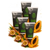 Набор из 5 съедобных лубрикантов JUJU со вкусом тропических фруктов - JuJu - купить с доставкой в Керчи