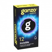Супертонкие презервативы Ganzo Invisible - 12 шт. - Ganzo - купить с доставкой в Керчи