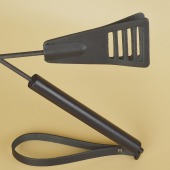 Черный кожаный стек «Сириус» - 60 см. - Sitabella - купить с доставкой в Керчи