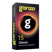 Классические презервативы с обильной смазкой Ganzo Classic - 15 шт. - Ganzo - купить с доставкой в Керчи