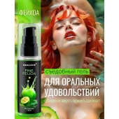 Съедобная смазка на водной основе с ароматом фейхоа - 60 гр. - Биоритм - купить с доставкой в Керчи