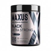 Черные утолщенные презервативы MAXUS Extra Strong с железным кейсом - 15 шт. - Maxus - купить с доставкой в Керчи