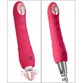 Малиновая насадка на душ с вибрацией Showers to orgasm - 20,1 см. - Orion - купить с доставкой в Керчи