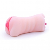 Телесный двусторонний мастурбатор - вагина и ротик - Boys of Toys - в Керчи купить с доставкой