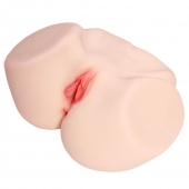 Мастурбатор-полуторс с двойным слоем материала и вибрацией Jenny Onahole Real Vagina - KOKOS - в Керчи купить с доставкой