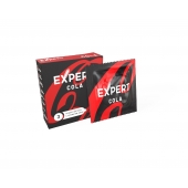 Презервативы с ароматом колы Expert Cola - 3 шт. - Expert - купить с доставкой в Керчи