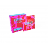 Презервативы с разогревающим эффектом Expert Hot Love - 3 шт. - Expert - купить с доставкой в Керчи