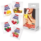 Набор из 5 саше съедобных смазок Tutti-Frutti - Биоритм - купить с доставкой в Керчи