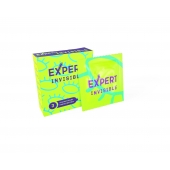 Ультратонкие презервативы Expert Invisible - 3 шт. - Expert - купить с доставкой в Керчи