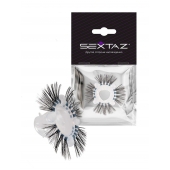 Эластичное эрекционное кольцо с черными «ресничками» - Sextaz - в Керчи купить с доставкой