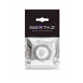 Эластичное эрекционное кольцо с длинными черными «ресничками» - Sextaz - в Керчи купить с доставкой