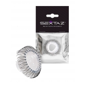 Эластичное эрекционное кольцо с длинными черными «ресничками» - Sextaz - в Керчи купить с доставкой