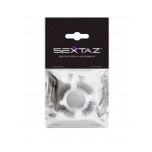 Эластичное кольцо с «ресничками» и 4 шариками - Sextaz - в Керчи купить с доставкой