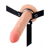 Мужской полый страпон на регулируемых ремнях - 18,5 см. - Sex Expert - купить с доставкой в Керчи