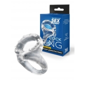 Прозрачное двойное эрекционное кольцо - Sex Expert - в Керчи купить с доставкой
