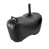 Черное надувное кресло с платформой для фиксации дилдо Body Dock Inflatable Love Seat - Pipedream - купить с доставкой в Керчи