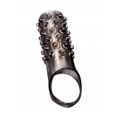 Дымчатая насадка на пенис с выпуклостями - 12 см. - Sex Expert - в Керчи купить с доставкой