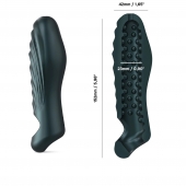 Серая силиконовая насадка на пенис с подхватом Manwan Ryzer - Manwan - в Керчи купить с доставкой