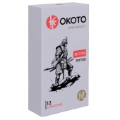 Точечные презервативы OKOTO Dotted - 12 шт. - Sitabella - купить с доставкой в Керчи