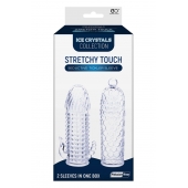 Набор из 2 прозрачных насадок на член Seductive Tickler Sleeves Set - NMC - в Керчи купить с доставкой