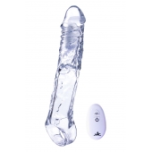 Прозрачная насадка-удлинитель Length Enhancer With Bullet с подхватом - 22,3 см. - NMC - в Керчи купить с доставкой