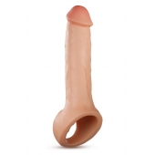 Телесная насадка-удлинитель Thrive 8.75 Inch Realistic Penis Extender Sleeve - 22,2 см. - Blush Novelties - в Керчи купить с доставкой