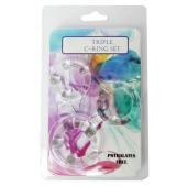 Набор из 3 эрекционных прозрачных колец - Boys of Toys - в Керчи купить с доставкой