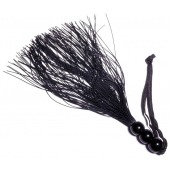 Черная силиконовая плетка - 25,4 см. - Boys of Toys - купить с доставкой в Керчи