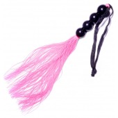 Розовая силиконовая плеть - 35,5 см. - Boys of Toys - купить с доставкой в Керчи