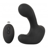 Черная анальная вибропробка с функцией расширения RC Butt Plug with 3 functions - Orion - в Керчи купить с доставкой