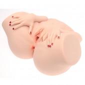 Телесный мастурбатор-полуторс Barbie - Naked Factory - в Керчи купить с доставкой