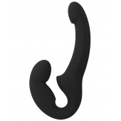 Черный безремневой страпон Share Lite - Fun Factory - купить с доставкой в Керчи