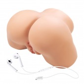 Телесный мастурбатор Olivia с 2 любовными отверстиями - Baile - в Керчи купить с доставкой