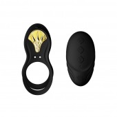 Черное эрекционное виброкольцо Bayek с пультом ДУ - Zalo - в Керчи купить с доставкой