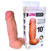 Фаллическая насадка Харнесс UNICOCK 10  - 25 см. - LOVETOY (А-Полимер) - купить с доставкой в Керчи