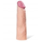 Реалистичная насадка с ярко выраженной головкой - 16,5 см. - A-toys - в Керчи купить с доставкой