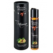 Массажное масло с ароматом экзотических фруктов Huile de Massage Gourmande Fruits Exotiques - 59 мл. - Plaisir Secret - купить с доставкой в Керчи